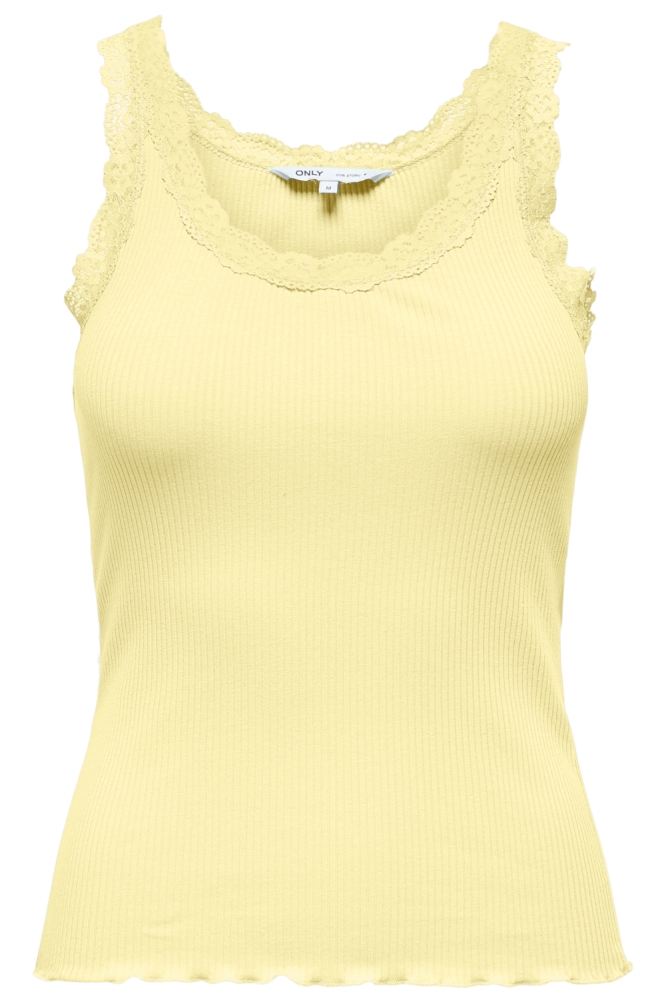 ONLSARA SHARAI LACE TANK TOP JRS NO 15345994 DOUBLE CREAM